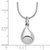 White Ice Sterling Silver Rhodium-plated 18 Inch Diamond Teardrop Necklace with 2 Inch Extender - QW-25FBDEFB-9752
