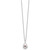 White Ice Sterling Silver Rhodium-plated 18 inch Garnet Necklace with 2 inch Extender