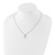 White Ice Sterling Silver Rhodium-plated 18 Inch Open Circle Diamond Necklace with 2 Inch Extender - QW-5AD4F29C-9105