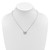White Ice Sterling Silver Rhodium-plated Diamond Butterfly 18 inch Necklace plus 2 inch Extender