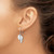 White Ice Sterling Silver Rhodium-plated Diamond Heart Earrings - QW-532AA798-4484
