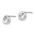White Ice Sterling Silver Rhodium-plated Diamond Post Earrings - QW-EC8B95C2-8469