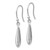 White Ice Sterling Silver Rhodium-plated Diamond Shepherd Hook Dangle Earrings - QW-9CADDE78-5540