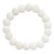White Jade 10.00mm Beaded Stretch Bracelet