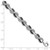 White Night Sterling Silver Rhodium-plated Black and White Diamond 7.5 Inch Bracelet - QD-4E51108C-1525