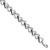 White Night Sterling Silver Rhodium-plated Black and White Diamond 7.5 Inch Bracelet - QD-ED0D7EC5-5747
