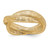 14K 8mm Twisted Woven Mesh Stretch Ring
