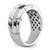 White Night Sterling Silver Rhodium-plated White and Black Diamond Men's Ring - QR-2E5598BE-6714