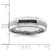 White Night Sterling Silver Rhodium-plated White and Black Diamond Men's Ring - QR-DF4291CC-8756