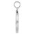 Wideband Distinguished Coin Jewelry 14k White Gold Polished and Diamond-cut 16.5mm x 1.35mm Screw Top Coin Bezel Pendant