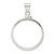 Wideband Distinguished Coin Jewelry Sterling Silver Polished 26.4 x 1.8mm Susan B. Anthony Screw Top Coin Bezel Pendant
