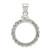 Wideband Distinguished Coin Jewelry Sterling Silver Polished Rope 19.1 x 1.5mm $0.01 Screw Top Coin Bezel Pendant