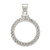 Wideband Distinguished Coin Jewelry Sterling Silver Polished Rope 21.1 x 2.0mm $0.05 Screw Top Coin Bezel Pendant