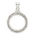 Wideband Distinguished Coin Jewelry Sterling Silver Polished Rope 21.1 x 2.0mm $0.05 Screw Top Coin Bezel Pendant