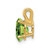 14k 8x6mm Oval Peridot pendant