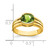 14k 8x6mm Oval Peridot ring