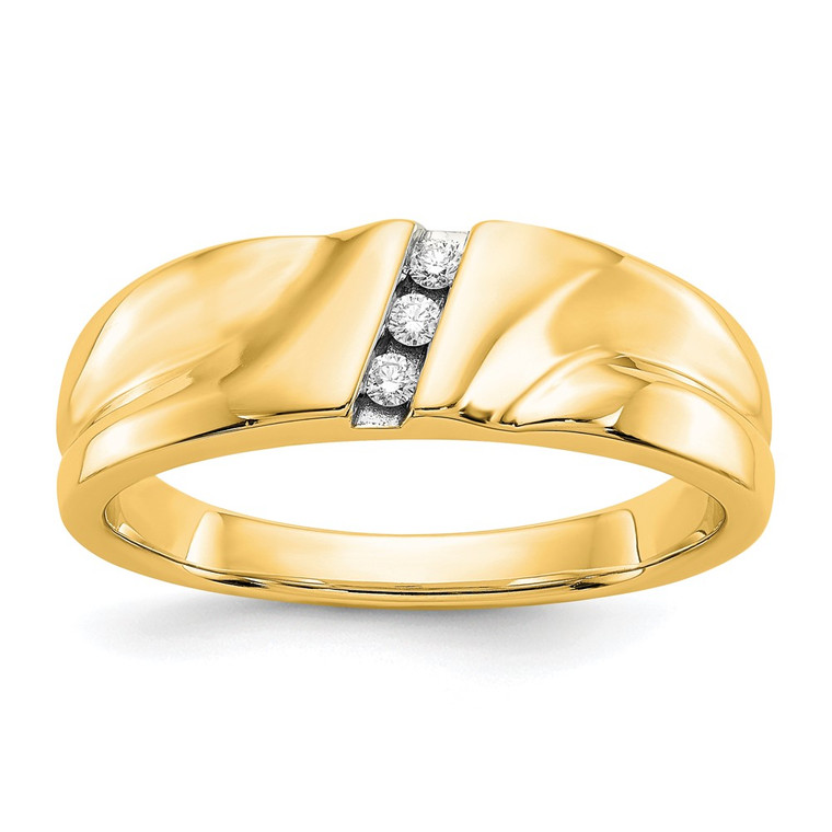14k Diamond Mens Ring - RM-72151A4D-9552