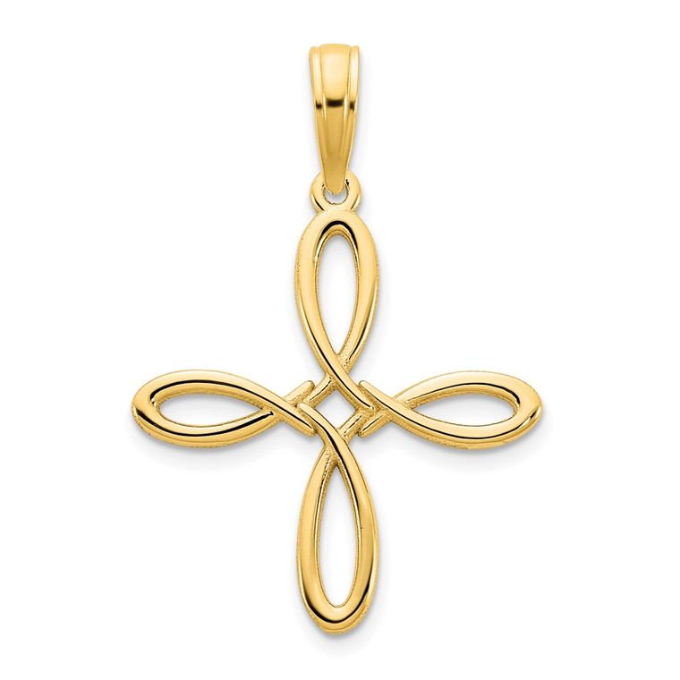 14k Fancy Cross Pendant - D5-A5ACB0F0-3049