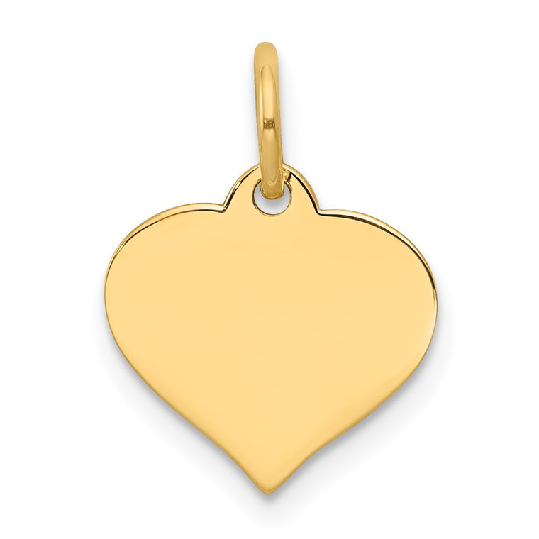 14K Heart Disc Charm - XM-93B6B52C-4205