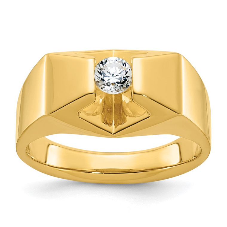 14k IBGoodman Men's 1/3 carat Diamond Complete Ring - B5-C9EFA752-7633