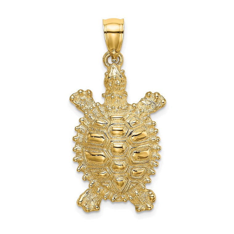 14K Land Turtle Charm - K7-0171CCBD-3740