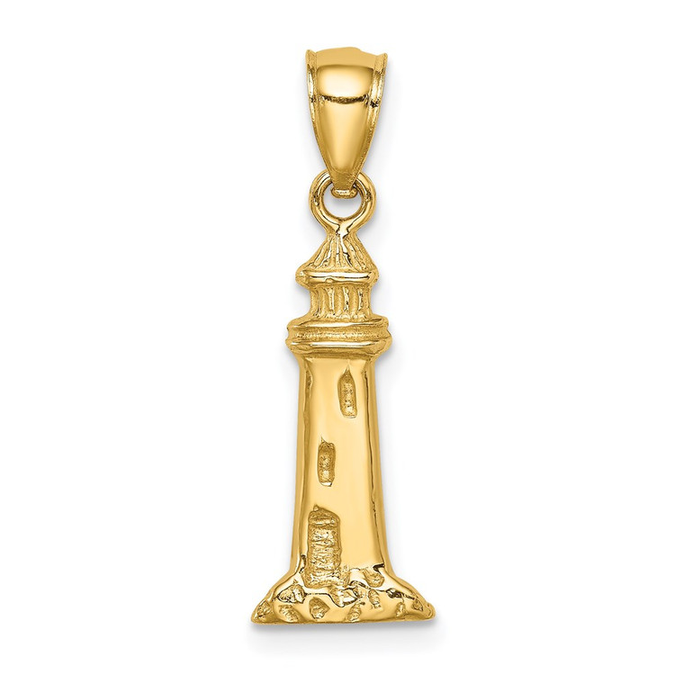 14K Lighthouse Pendant - C4-E15E4106-1654