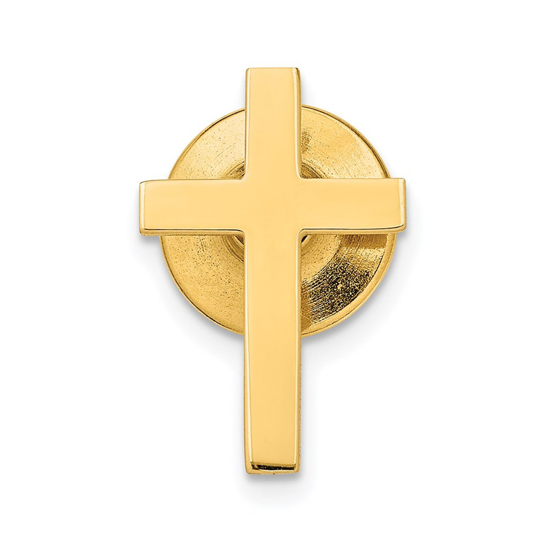 14k Polished Cross Tie Tac - XR-7F1CC10B-4835