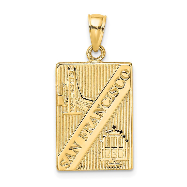 14K SAN FRANCISCO Reversible Charm