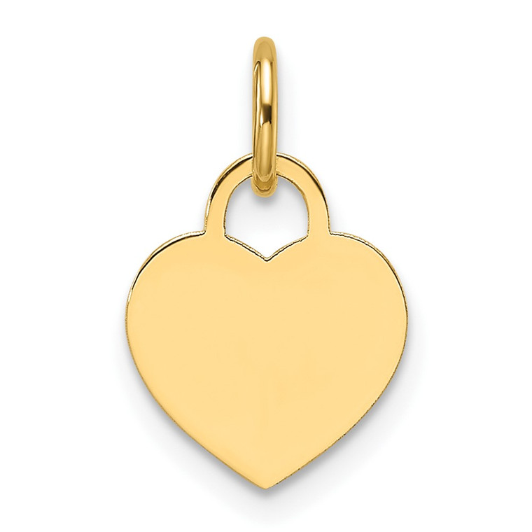 14k Small Engravable Heart Charm - XM-763EB623-5778