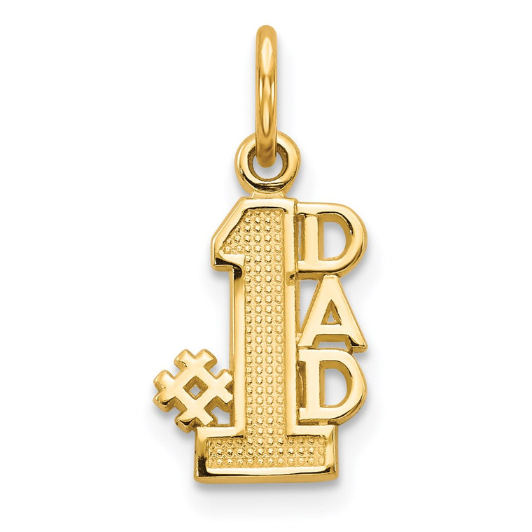 14k #1 DAD Charm - C3-D35BE1A4-1436