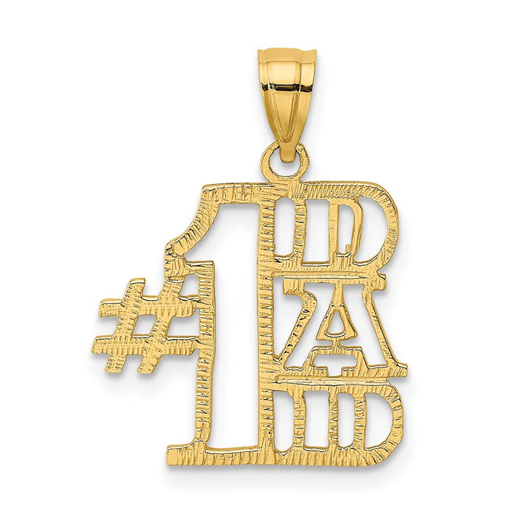 14k #1 DAD Charm - K2-AD35D5C3-7248
