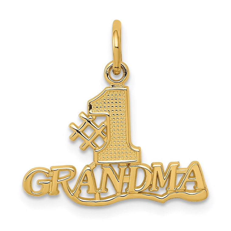 14k #1 GRANDMA Charm - C3-14985C96-8469