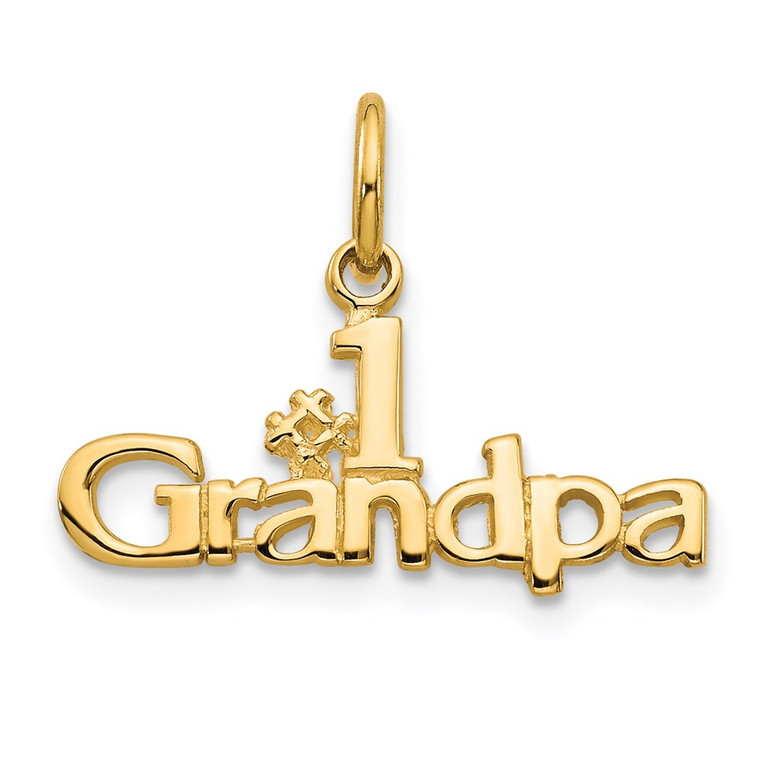 14k #1 GRANDPA Charm - C1-6B4A7597-9104