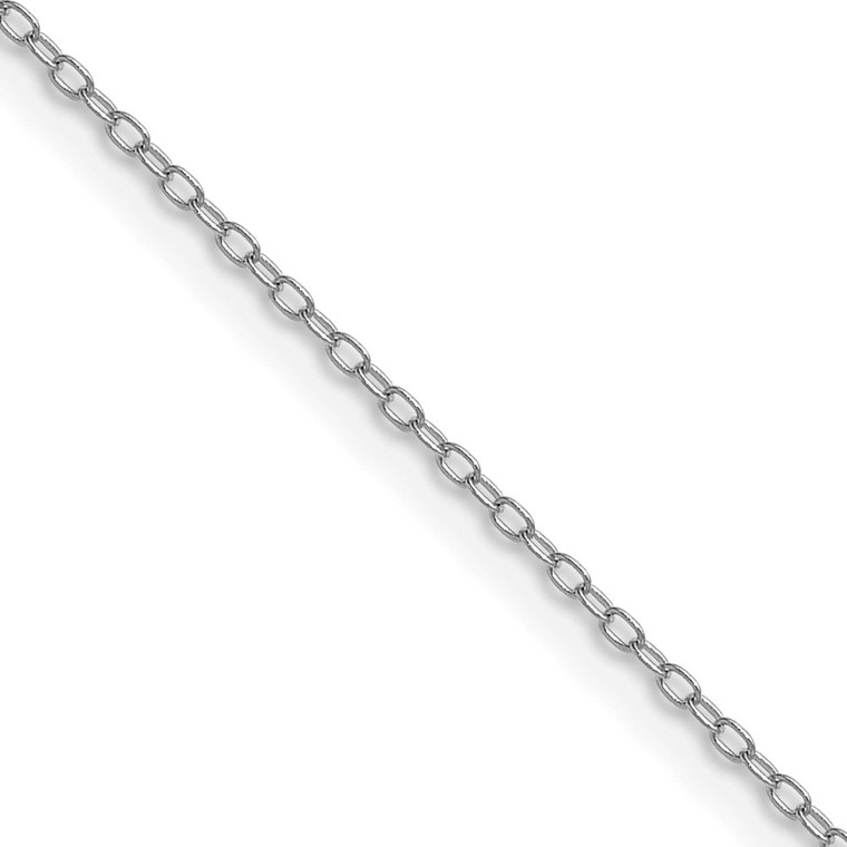 14k WG .8mm Forzantine Cable Chain - PE-77EA5E75-1773