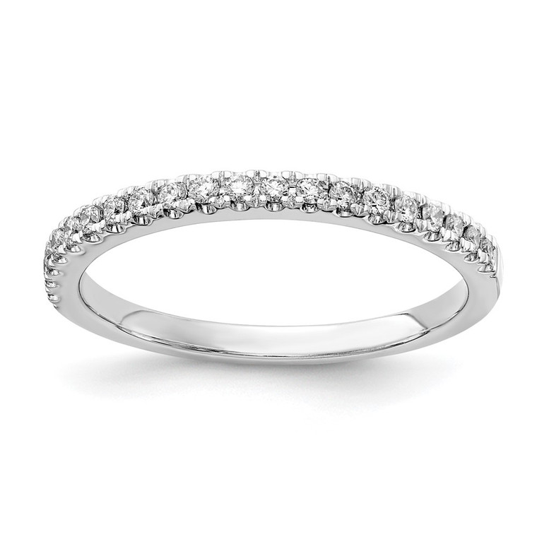 14k White Gold 1/5 carat Lab Grown Diamond VS/SI+ G+ Complete Wedding Band - RM-0AB6AC20-1907