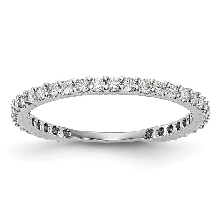 14k White Gold 3/8 carat Lab Grown Diamond VS/SI+ G+ Complete Band - RM-9EB7C6BD-7403
