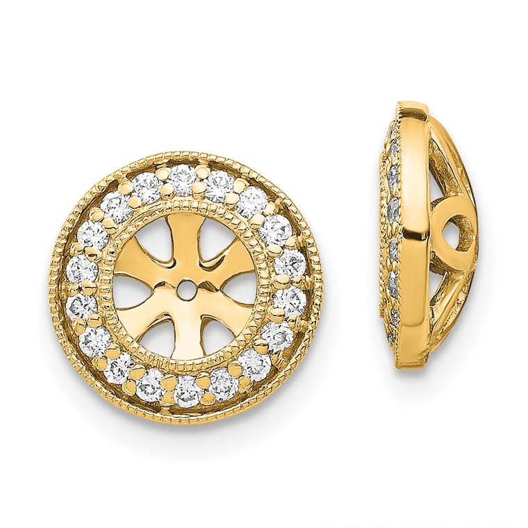 14k 1/3ct Diamond Earring Jackets - EJ-74AEE58D-1902