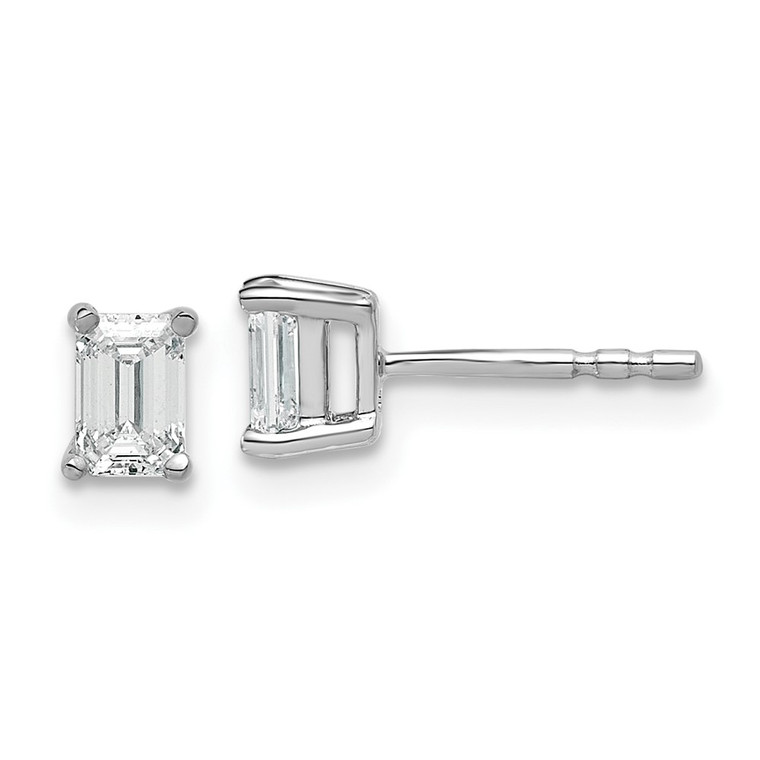 14kw 4.5x3.3mm Emerald Earring Mountings