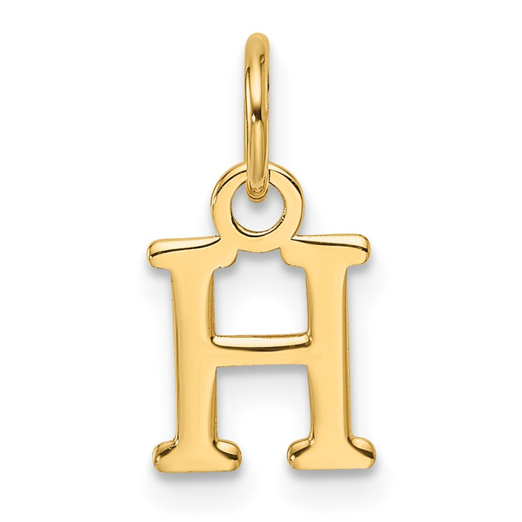 14ky Cutout Letter H Initial Pendant - XN-7D66B351-8375