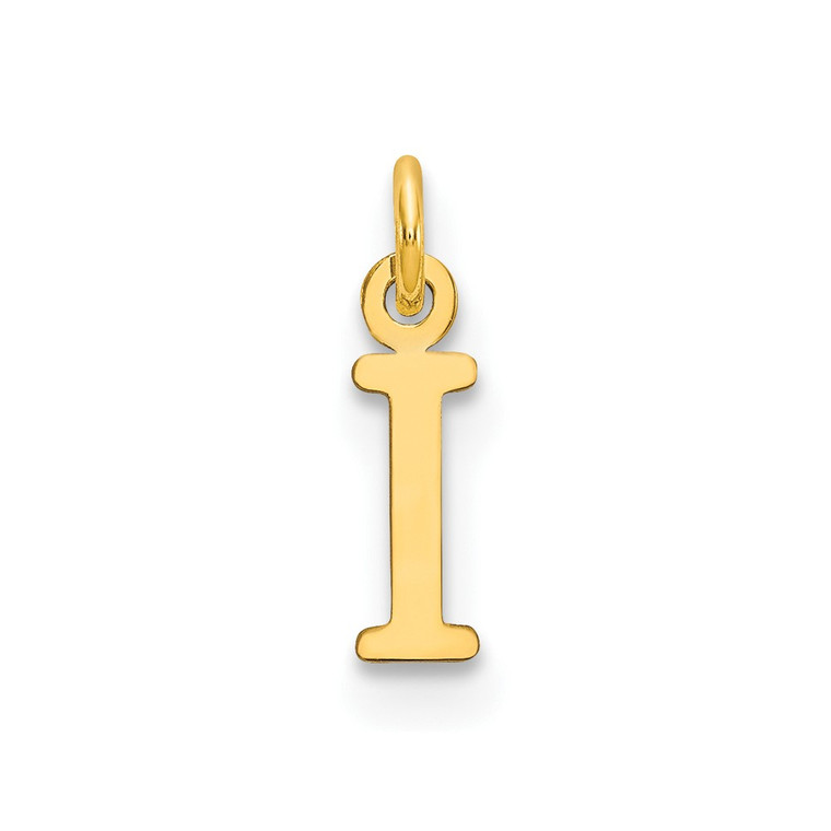 14ky Cutout Letter I Initial Pendant - XN-69179161-7295