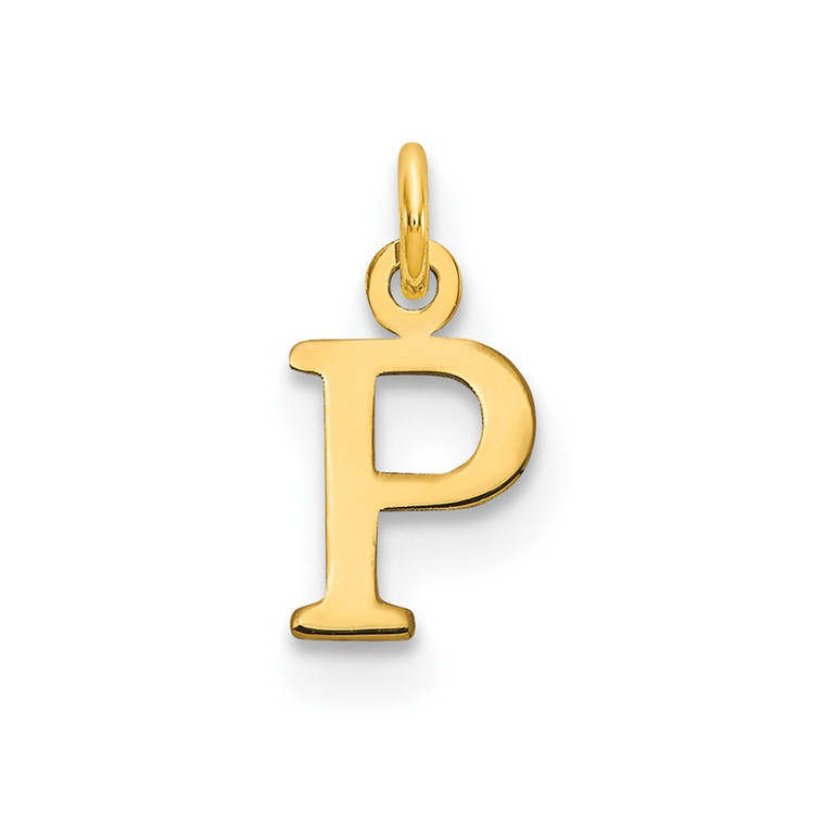 14ky Cutout Letter P Initial Pendant - XN-58B58E1A-7293