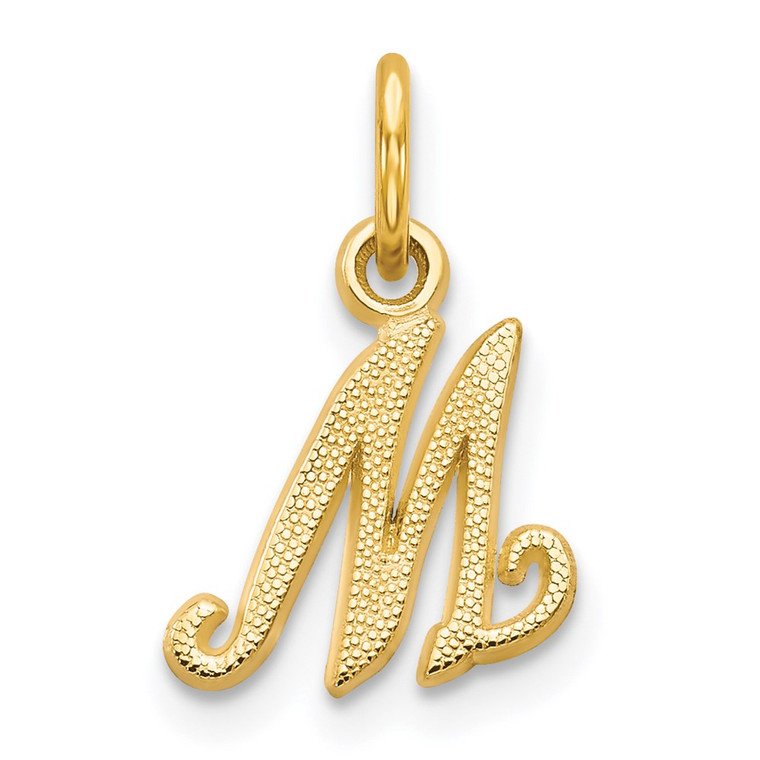14KY Script Letter M Initial Charm - C5-774F7FC9-1878
