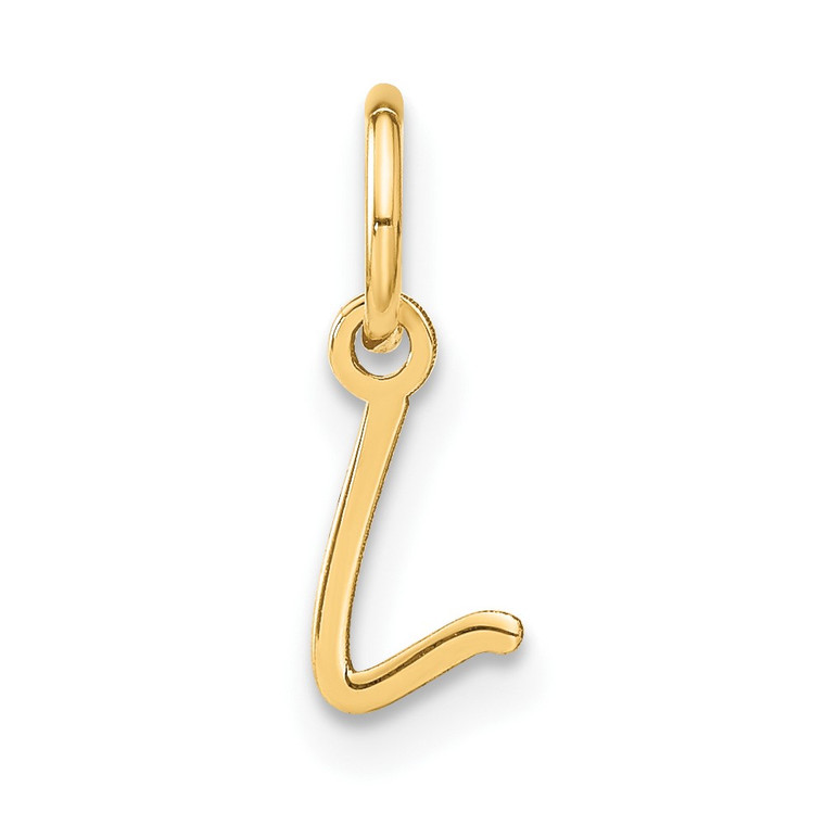 14KY Upper case Letter L Initial Charm