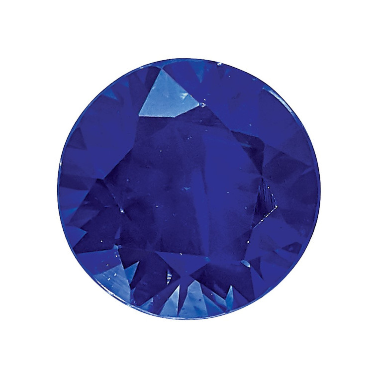 Blue Sapphire AA Quality 2.75mm Round Diamond-Cut