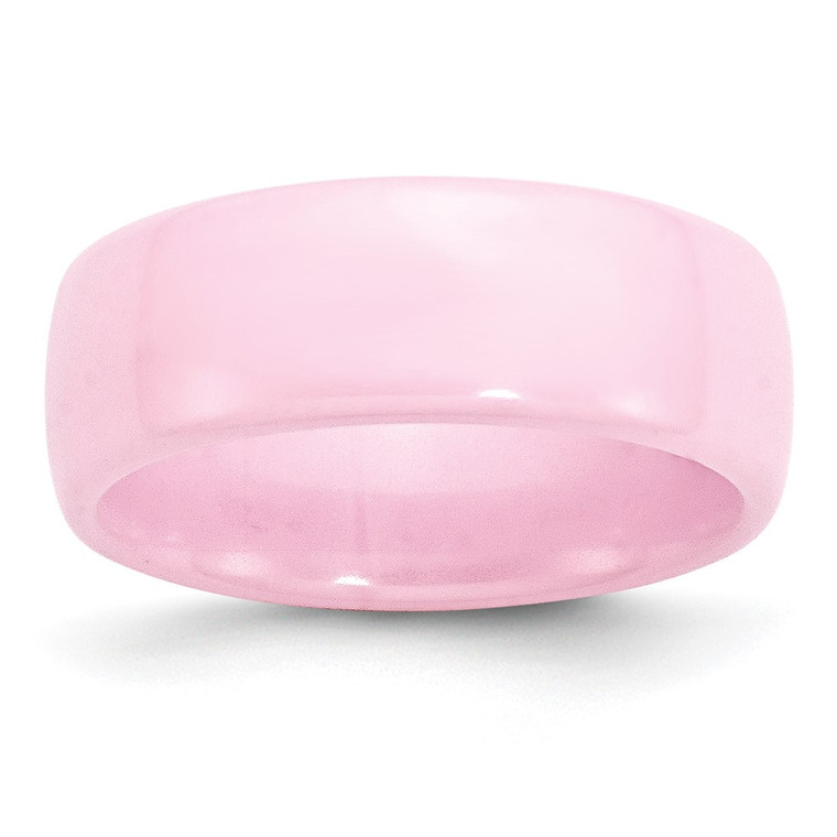 Chisel Ceramic Pink 8mm Polished Band - CE-110C1CF6-3419