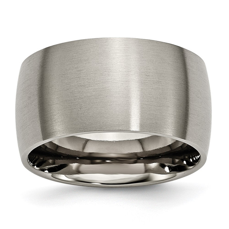 Chisel Titanium Brushed 12mm Half Round Band - TB-2F2677AB-5730