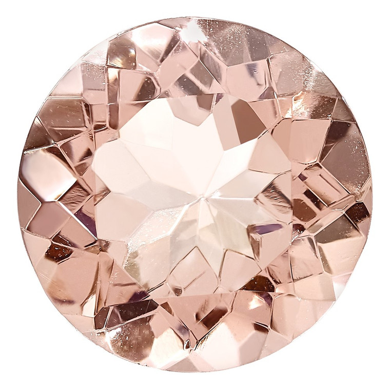 Morganite, 8mm, Round AAA (Pink)
