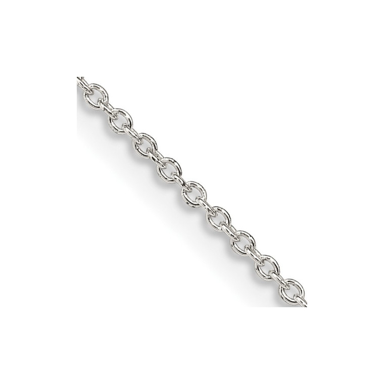 Sterling Silver 1.25mm Cable Chain - QC-DD4832BB-1137