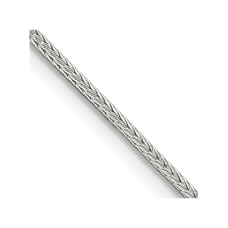 Sterling Silver 1.25mm Diamond-cut Round Franco Chain - QF-15D0B0E0-1311