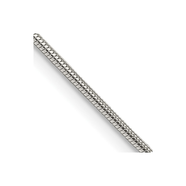 Sterling Silver 1.2mm Snake Chain - QS-EDF3D43C-6619